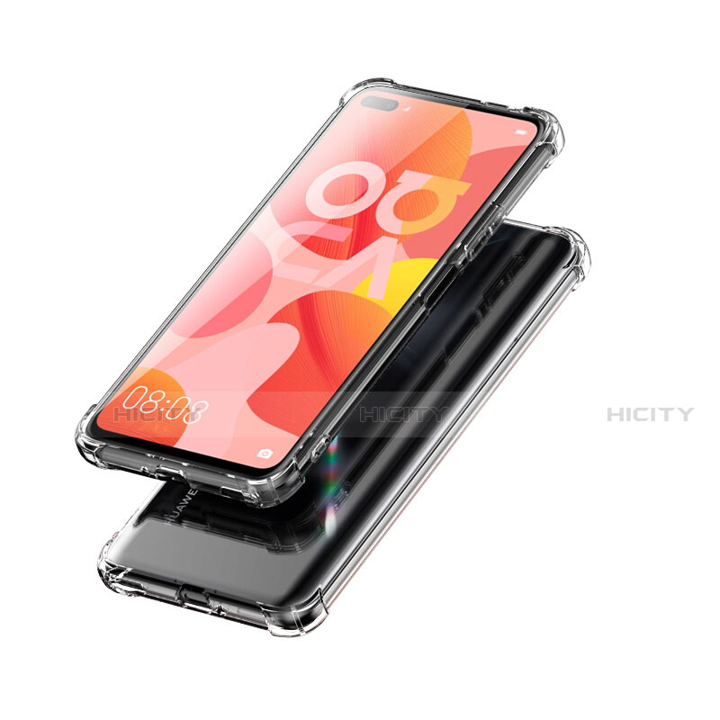 Silikon Schutzhülle Ultra Dünn Tasche Durchsichtig Transparent T02 für Huawei Nova 6 5G Klar