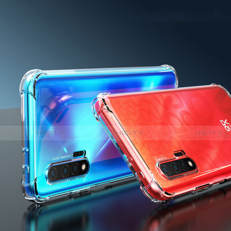 Silikon Schutzhülle Ultra Dünn Tasche Durchsichtig Transparent T02 für Huawei Nova 6 Klar