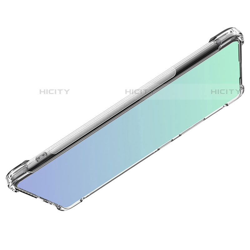 Silikon Schutzhülle Ultra Dünn Tasche Durchsichtig Transparent T02 für Motorola Moto E32 Klar groß