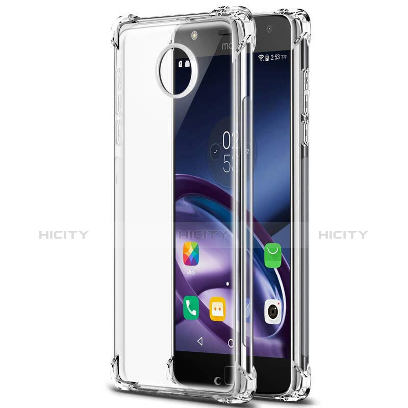 Silikon Schutzhülle Ultra Dünn Tasche Durchsichtig Transparent T02 für Motorola Moto Z Play Klar