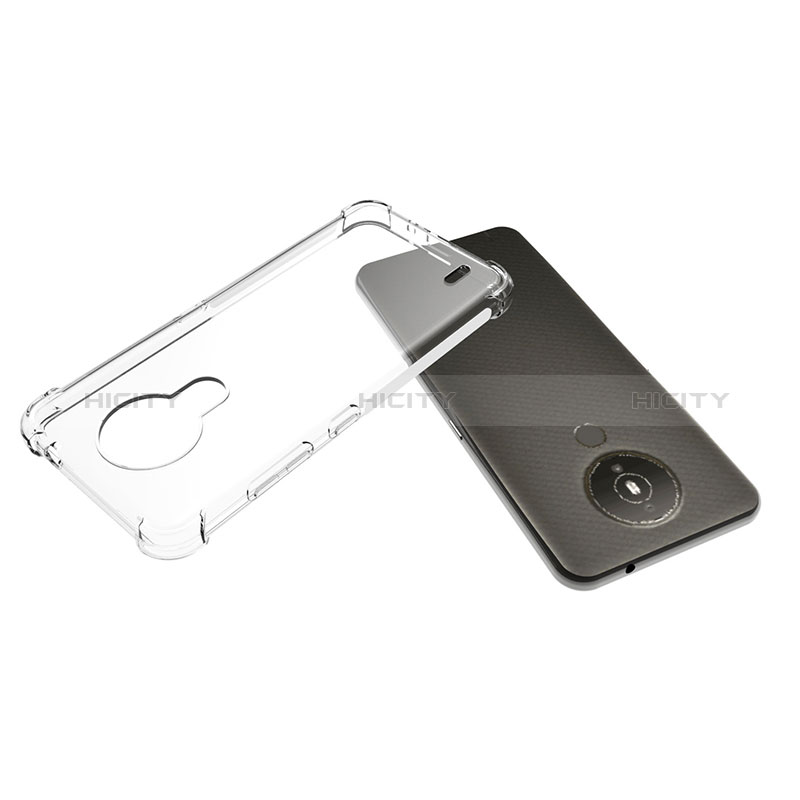 Silikon Schutzhülle Ultra Dünn Tasche Durchsichtig Transparent T02 für Nokia 1.4 Klar groß