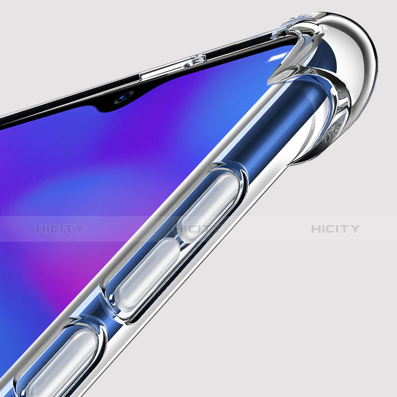 Silikon Schutzhülle Ultra Dünn Tasche Durchsichtig Transparent T02 für Oppo K1 Klar groß