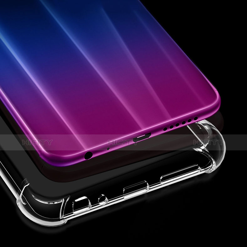 Silikon Schutzhülle Ultra Dünn Tasche Durchsichtig Transparent T02 für Oppo K1 Klar groß