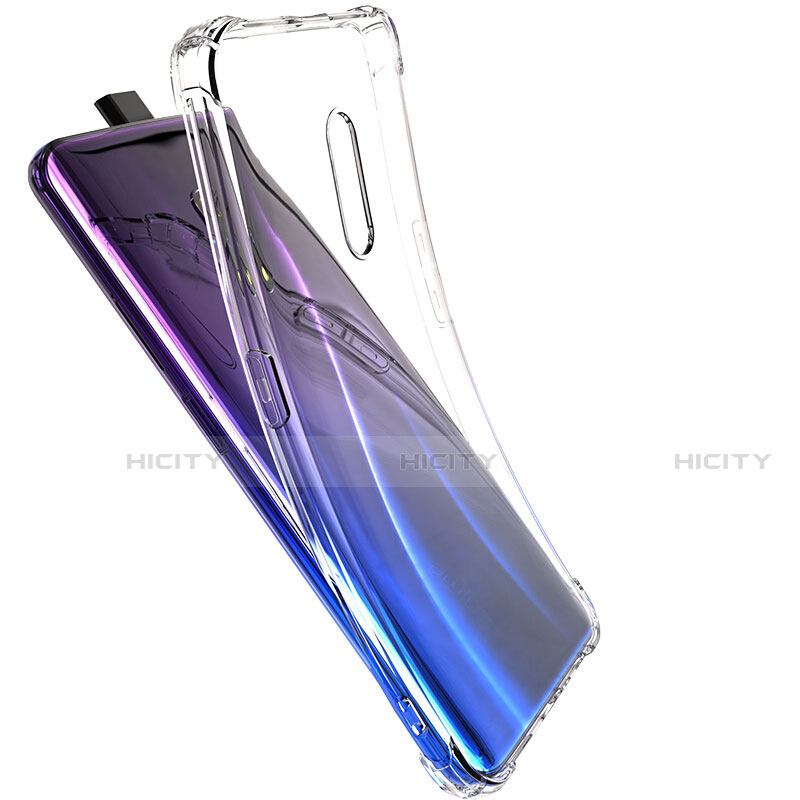 Silikon Schutzhülle Ultra Dünn Tasche Durchsichtig Transparent T02 für Oppo K3 Klar groß