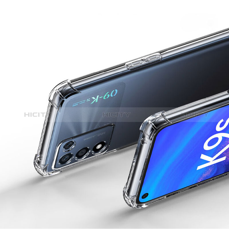 Silikon Schutzhülle Ultra Dünn Tasche Durchsichtig Transparent T02 für Realme 9 SE 5G Klar