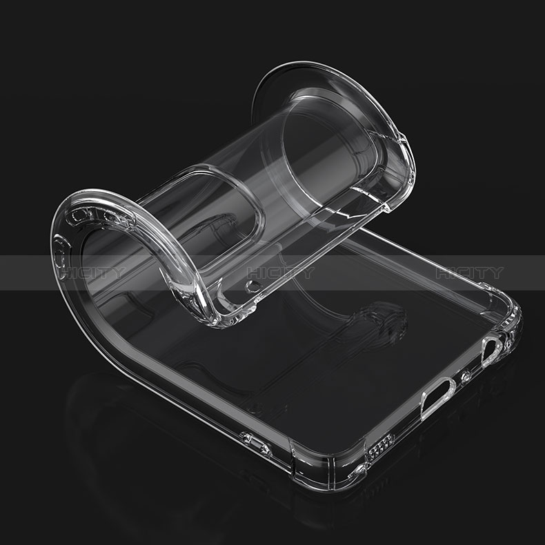 Silikon Schutzhülle Ultra Dünn Tasche Durchsichtig Transparent T02 für Samsung Galaxy A15 4G Klar groß