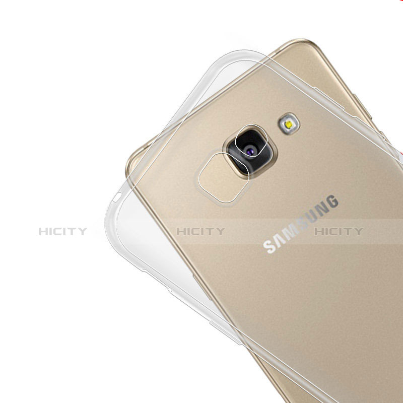 Silikon Schutzhülle Ultra Dünn Tasche Durchsichtig Transparent T02 für Samsung Galaxy A5 (2017) Duos Klar