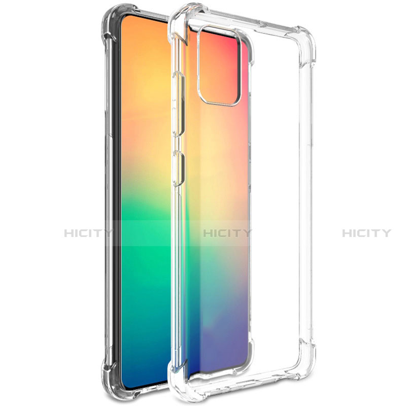 Silikon Schutzhülle Ultra Dünn Tasche Durchsichtig Transparent T02 für Samsung Galaxy A51 4G Klar