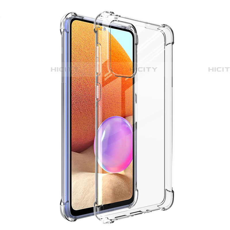 Silikon Schutzhülle Ultra Dünn Tasche Durchsichtig Transparent T02 für Samsung Galaxy A73 5G Klar