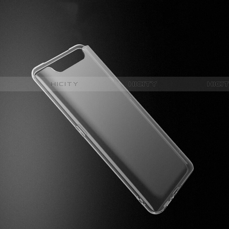 Silikon Schutzhülle Ultra Dünn Tasche Durchsichtig Transparent T02 für Samsung Galaxy A90 4G Klar