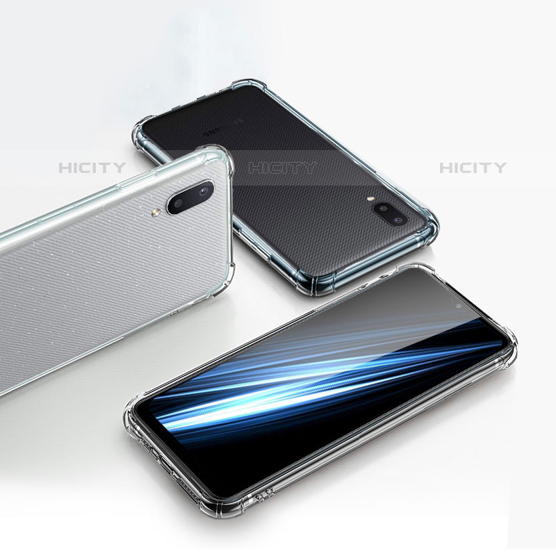 Silikon Schutzhülle Ultra Dünn Tasche Durchsichtig Transparent T02 für Samsung Galaxy M01 Klar