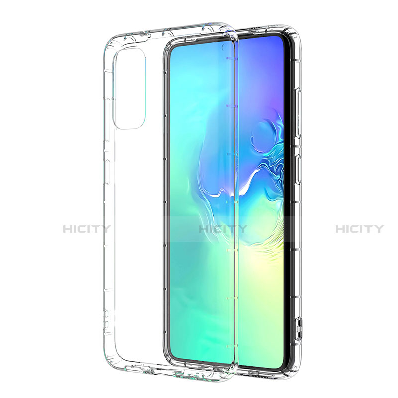 Silikon Schutzhülle Ultra Dünn Tasche Durchsichtig Transparent T02 für Samsung Galaxy S20 5G Klar