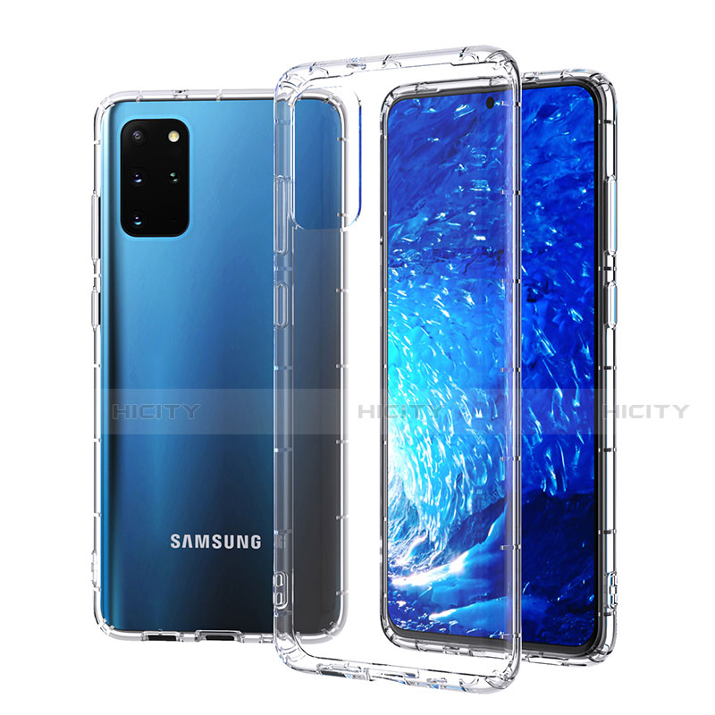 Silikon Schutzhülle Ultra Dünn Tasche Durchsichtig Transparent T02 für Samsung Galaxy S20 Plus 5G Klar