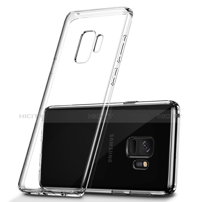 Silikon Schutzhülle Ultra Dünn Tasche Durchsichtig Transparent T02 für Samsung Galaxy S9 Klar groß