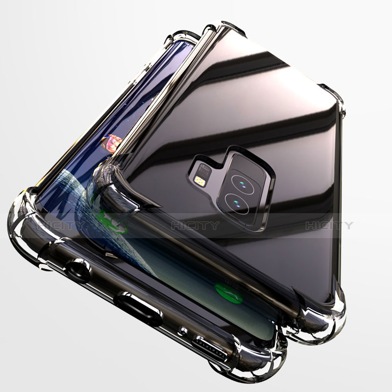 Silikon Schutzhülle Ultra Dünn Tasche Durchsichtig Transparent T02 für Samsung Galaxy S9 Plus Klar