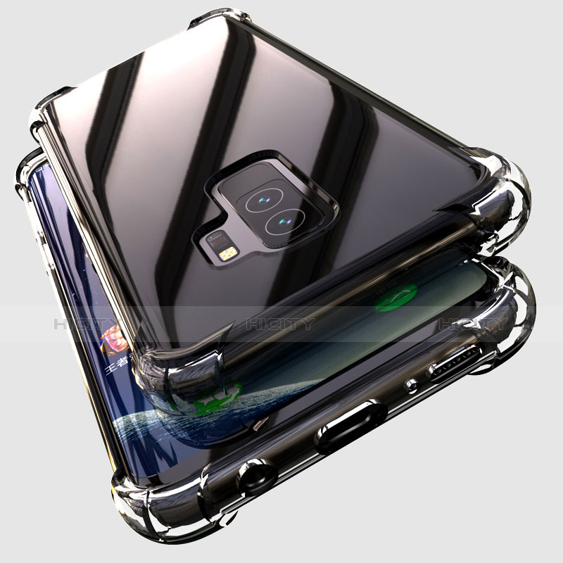 Silikon Schutzhülle Ultra Dünn Tasche Durchsichtig Transparent T02 für Samsung Galaxy S9 Plus Klar