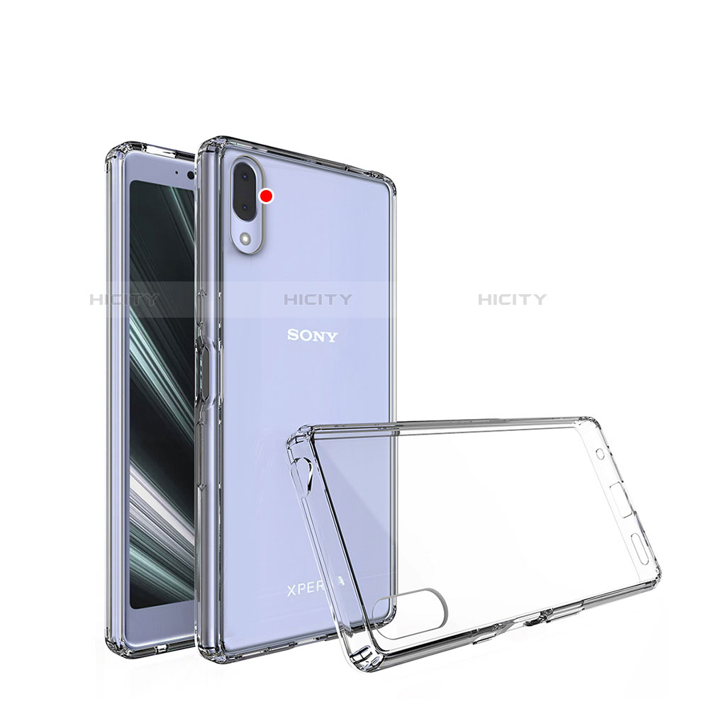 Silikon Schutzhülle Ultra Dünn Tasche Durchsichtig Transparent T02 für Sony Xperia L3 Klar Plus