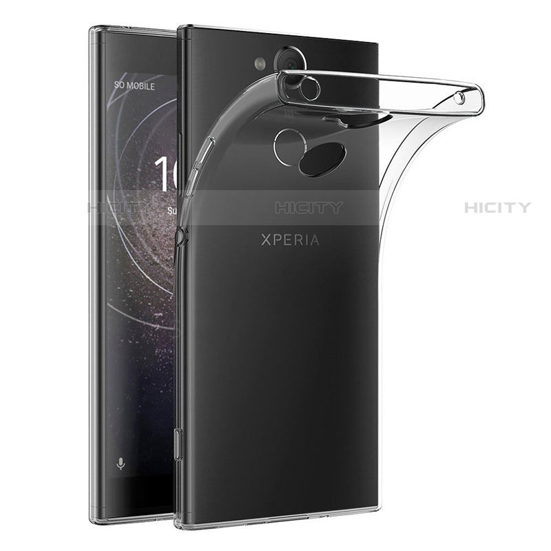 Silikon Schutzhülle Ultra Dünn Tasche Durchsichtig Transparent T02 für Sony Xperia XA2 Plus Klar