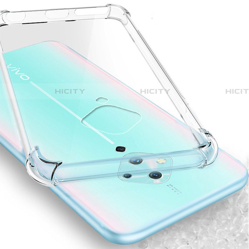 Silikon Schutzhülle Ultra Dünn Tasche Durchsichtig Transparent T02 für Vivo S1 Pro Klar