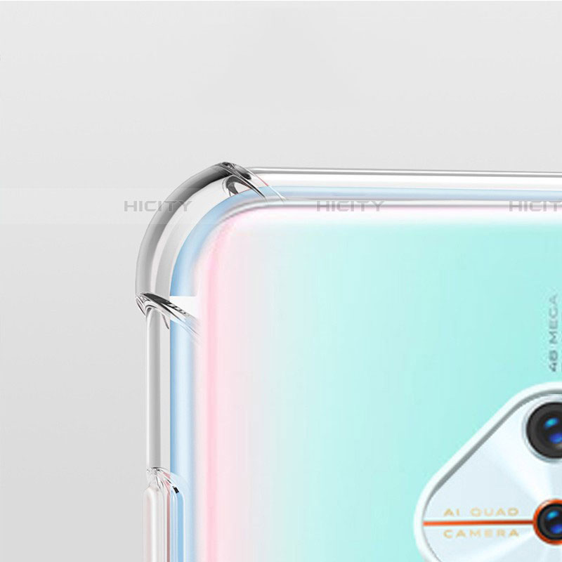 Silikon Schutzhülle Ultra Dünn Tasche Durchsichtig Transparent T02 für Vivo S1 Pro Klar