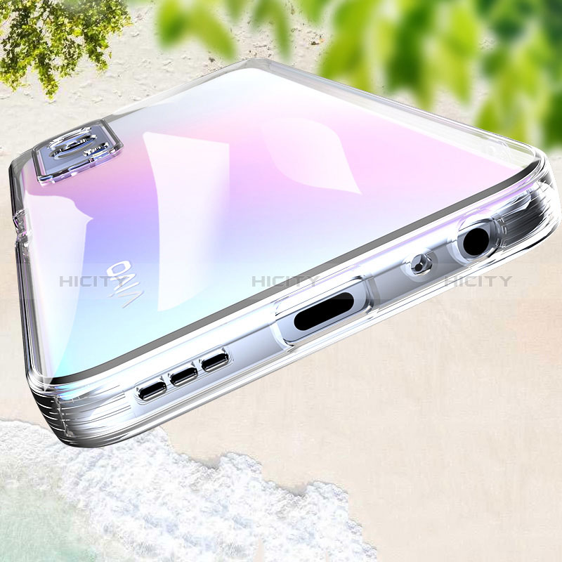 Silikon Schutzhülle Ultra Dünn Tasche Durchsichtig Transparent T02 für Vivo T1x 5G Klar