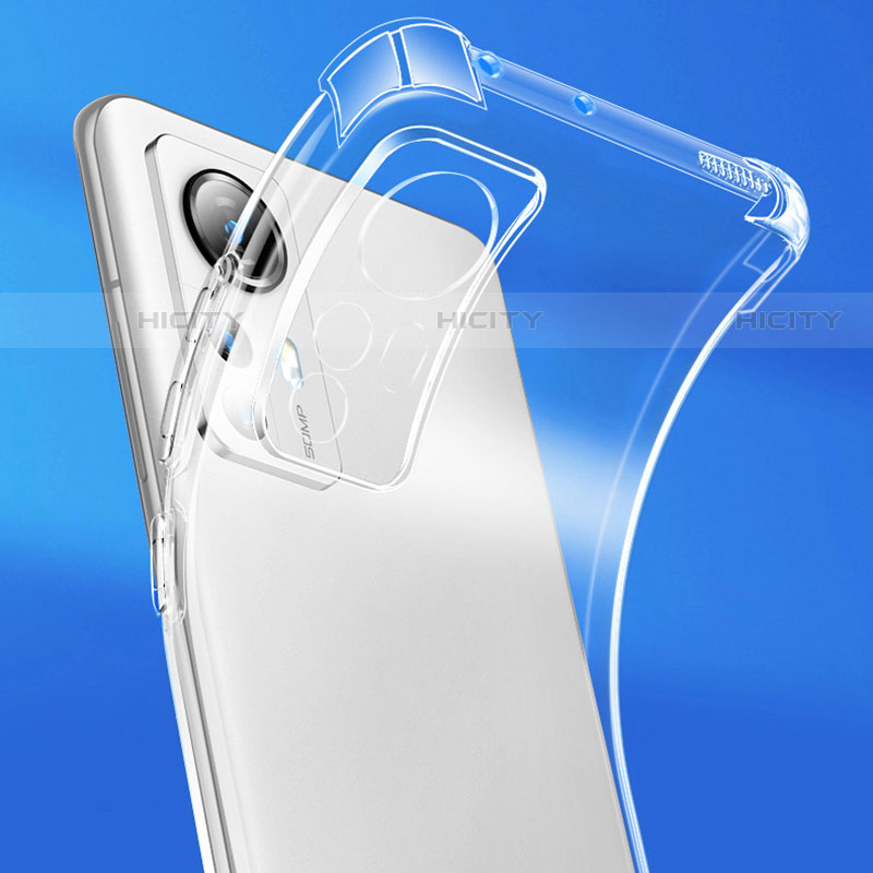 Silikon Schutzhülle Ultra Dünn Tasche Durchsichtig Transparent T02 für Xiaomi Mi 12 Lite 5G Klar