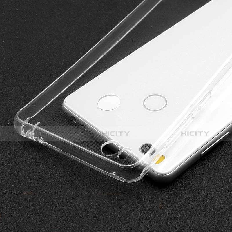 Silikon Schutzhülle Ultra Dünn Tasche Durchsichtig Transparent T02 für Xiaomi Mi 4S Klar