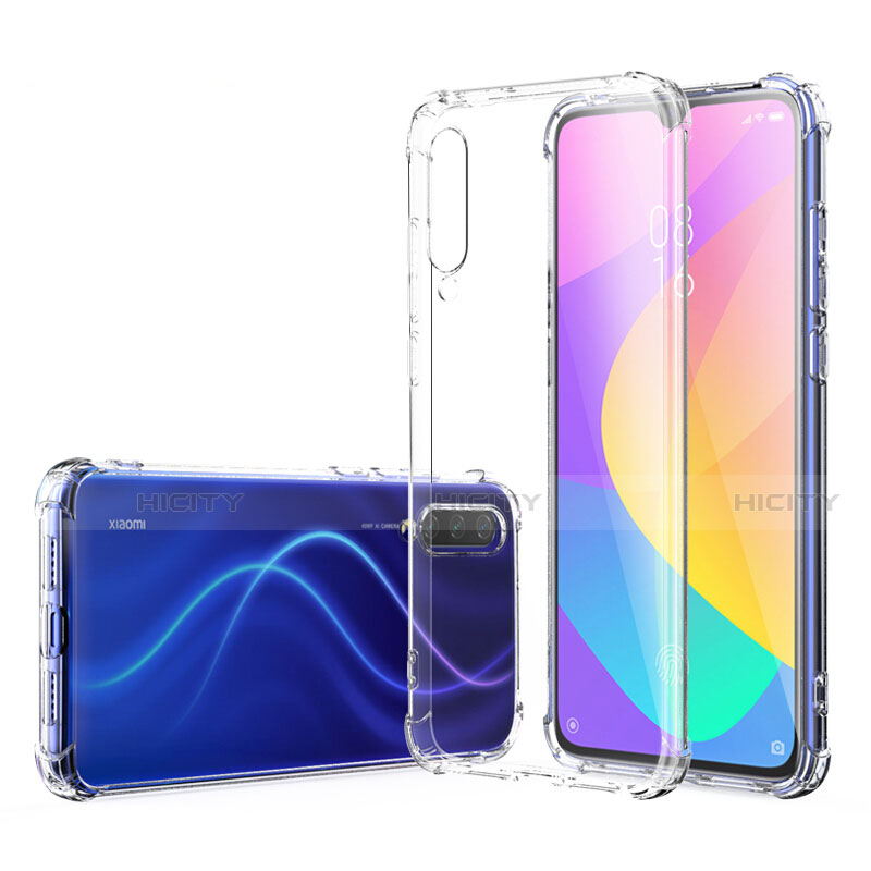 Silikon Schutzhülle Ultra Dünn Tasche Durchsichtig Transparent T02 für Xiaomi Mi A3 Klar