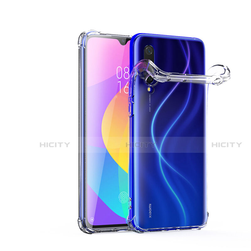 Silikon Schutzhülle Ultra Dünn Tasche Durchsichtig Transparent T02 für Xiaomi Mi A3 Klar