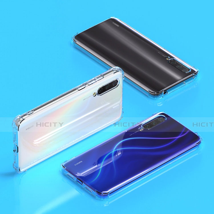 Silikon Schutzhülle Ultra Dünn Tasche Durchsichtig Transparent T02 für Xiaomi Mi A3 Klar