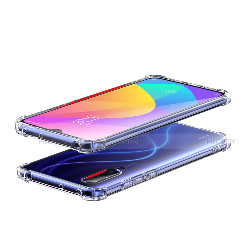 Silikon Schutzhülle Ultra Dünn Tasche Durchsichtig Transparent T02 für Xiaomi Mi A3 Klar