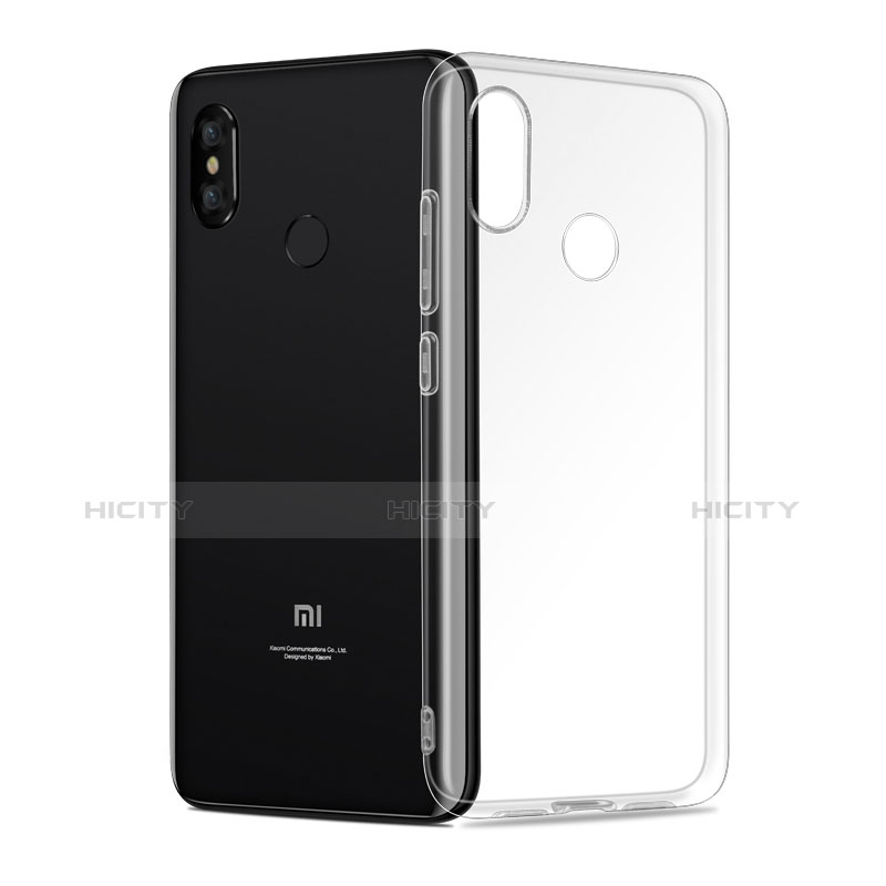 Silikon Schutzhülle Ultra Dünn Tasche Durchsichtig Transparent T02 für Xiaomi Mi Play 4G Klar