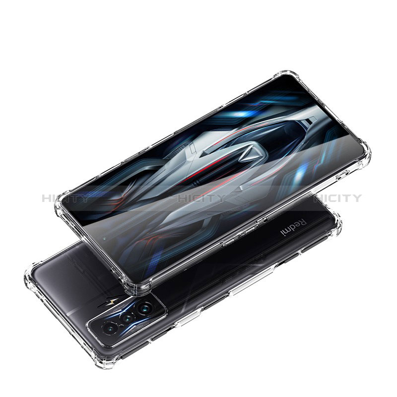 Silikon Schutzhülle Ultra Dünn Tasche Durchsichtig Transparent T02 für Xiaomi Poco F4 GT 5G Klar groß