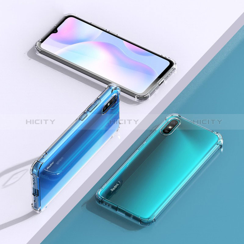 Silikon Schutzhülle Ultra Dünn Tasche Durchsichtig Transparent T02 für Xiaomi Redmi 9A Klar