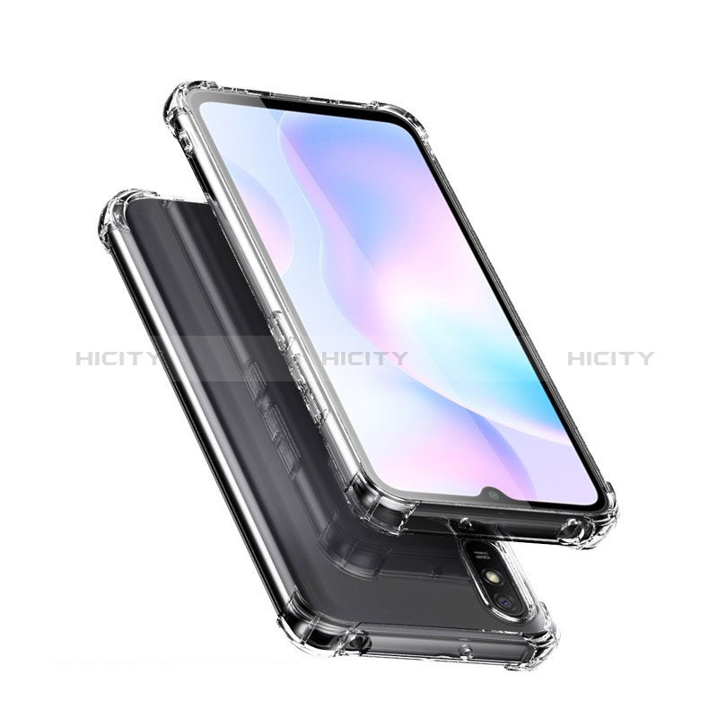 Silikon Schutzhülle Ultra Dünn Tasche Durchsichtig Transparent T02 für Xiaomi Redmi 9A Klar