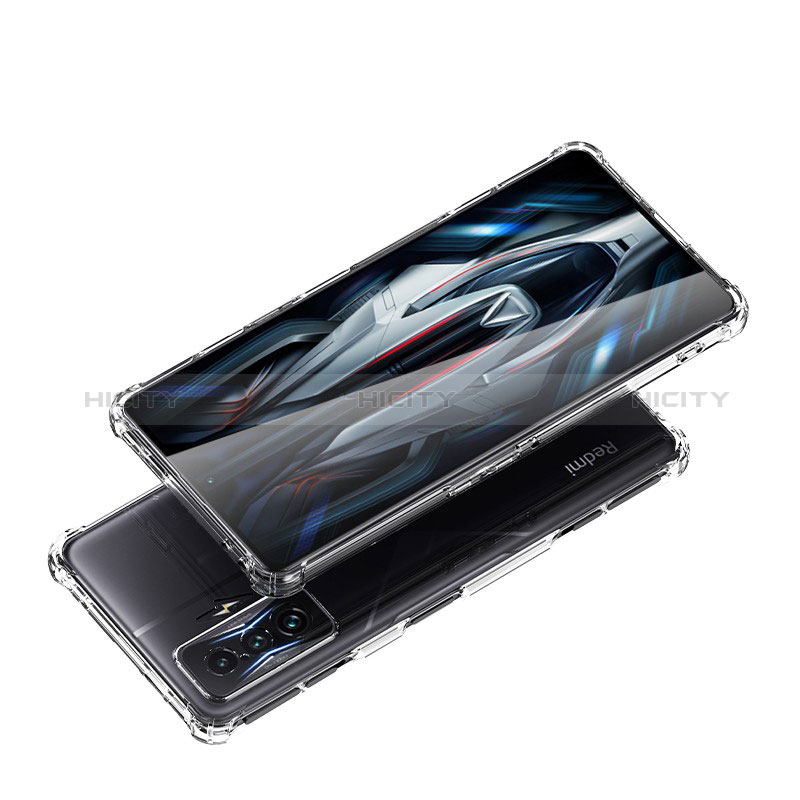 Silikon Schutzhülle Ultra Dünn Tasche Durchsichtig Transparent T02 für Xiaomi Redmi K50 Gaming 5G Klar