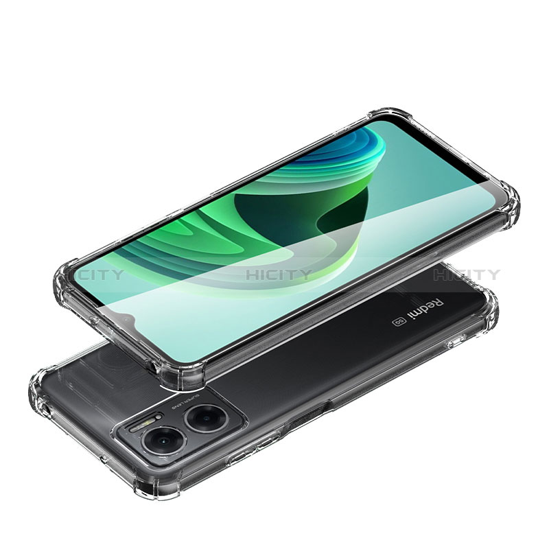 Silikon Schutzhülle Ultra Dünn Tasche Durchsichtig Transparent T02 für Xiaomi Redmi Note 11E 5G Klar