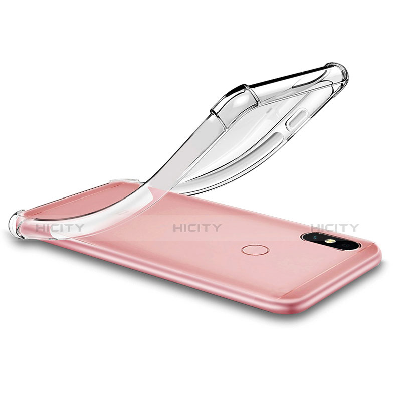 Silikon Schutzhülle Ultra Dünn Tasche Durchsichtig Transparent T02 für Xiaomi Redmi Note 5 AI Dual Camera Klar