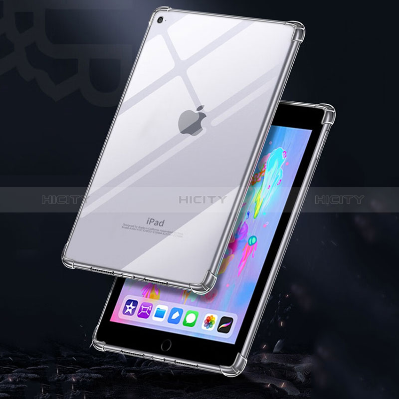 Silikon Schutzhülle Ultra Dünn Tasche Durchsichtig Transparent T03 für Apple iPad Air 2 Klar