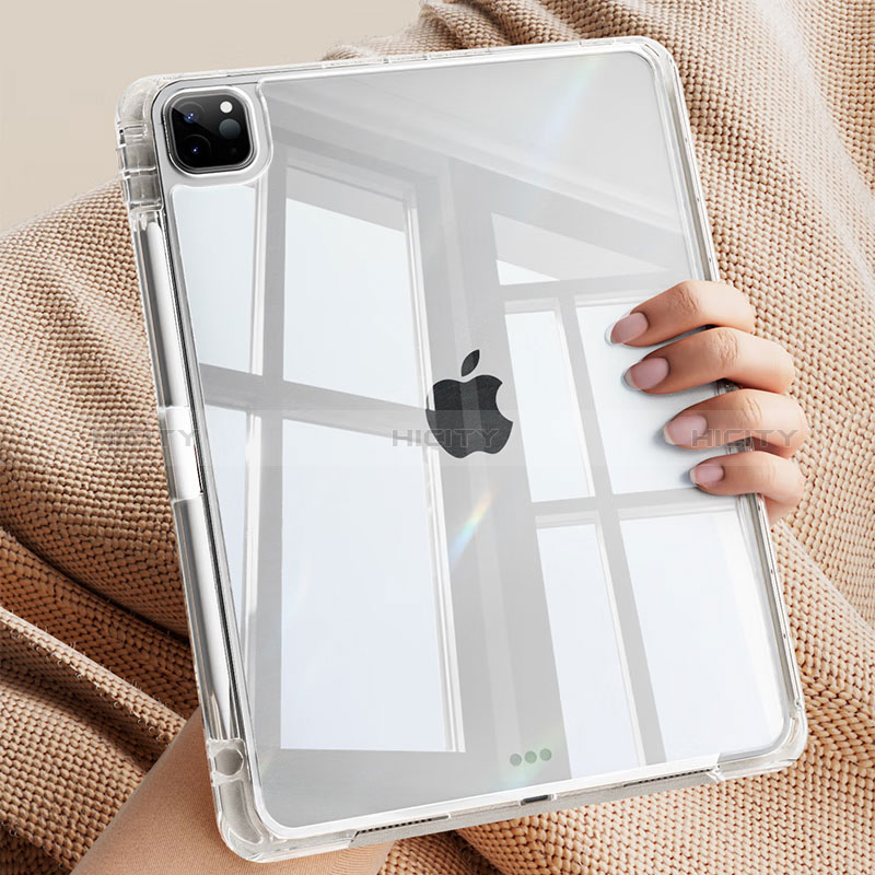 Silikon Schutzhülle Ultra Dünn Tasche Durchsichtig Transparent T03 für Apple iPad Pro 11 (2022) Klar