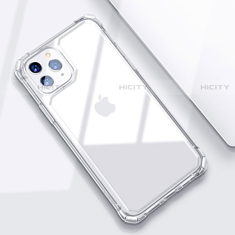 Silikon Schutzhülle Ultra Dünn Tasche Durchsichtig Transparent T03 für Apple iPhone 11 Pro Klar