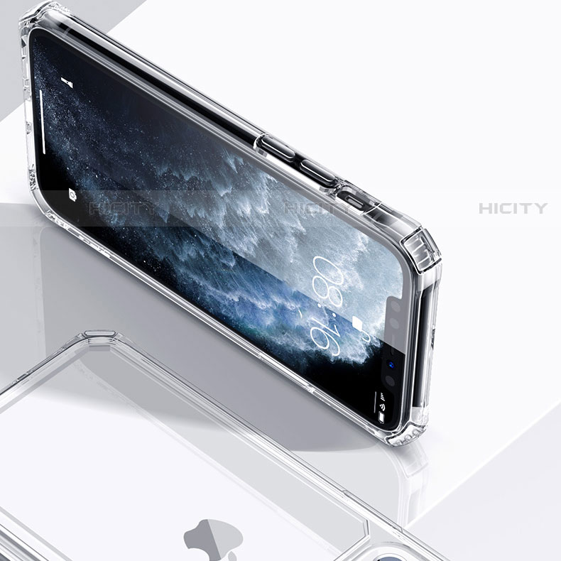 Silikon Schutzhülle Ultra Dünn Tasche Durchsichtig Transparent T03 für Apple iPhone 11 Pro Klar