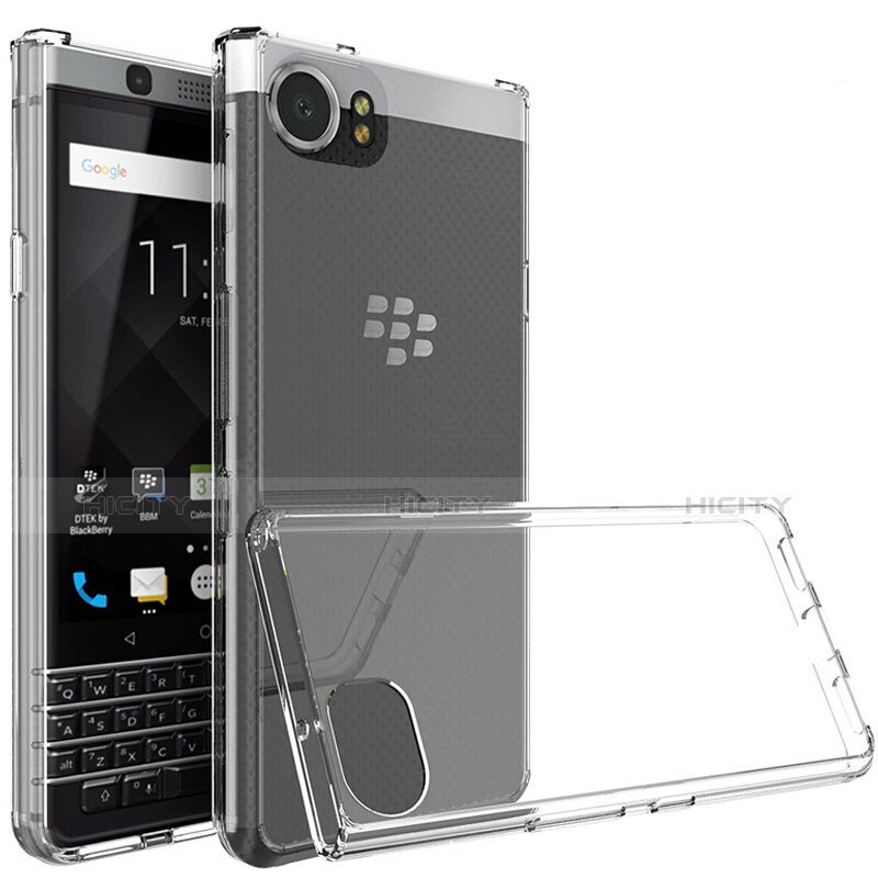 Silikon Schutzhülle Ultra Dünn Tasche Durchsichtig Transparent T03 für Blackberry KEYone Klar