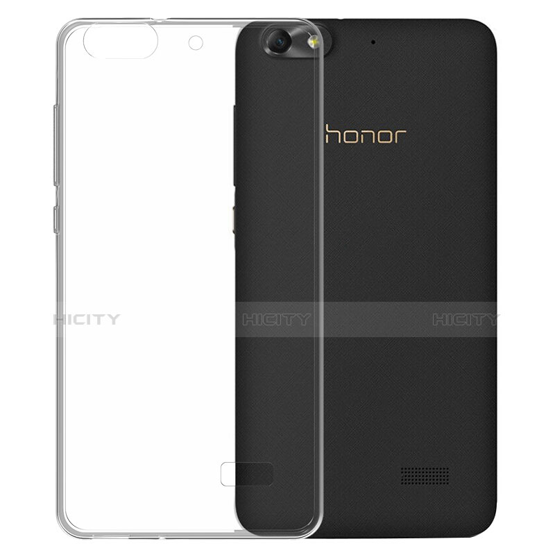 Silikon Schutzhülle Ultra Dünn Tasche Durchsichtig Transparent T03 für Huawei Honor 4C Klar