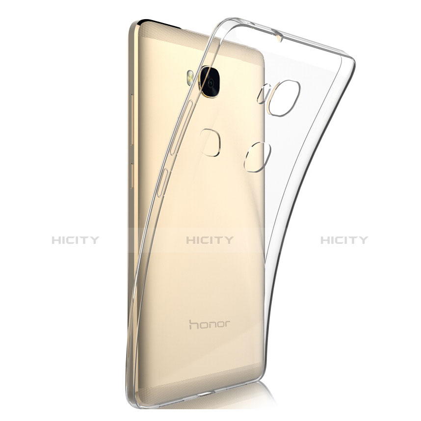 Silikon Schutzhülle Ultra Dünn Tasche Durchsichtig Transparent T03 für Huawei Honor 5X Klar