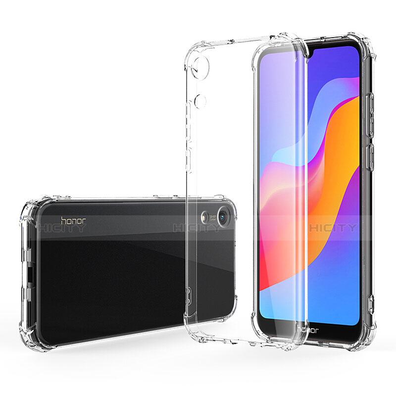 Silikon Schutzhülle Ultra Dünn Tasche Durchsichtig Transparent T03 für Huawei Honor 8A Klar