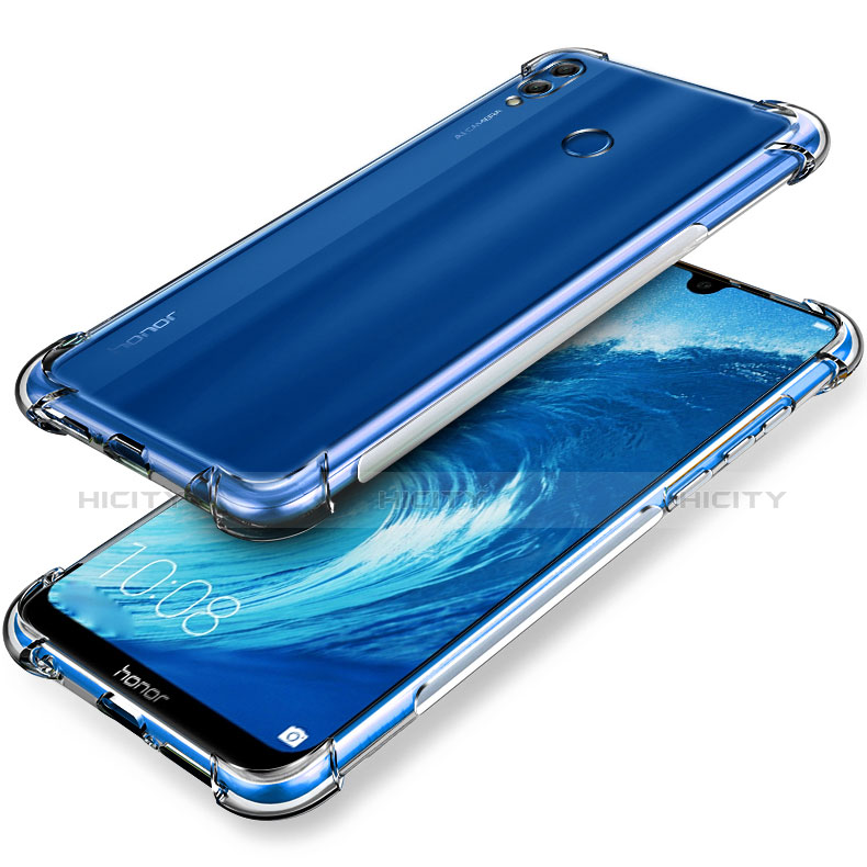 Silikon Schutzhülle Ultra Dünn Tasche Durchsichtig Transparent T03 für Huawei Honor 8X Max Klar