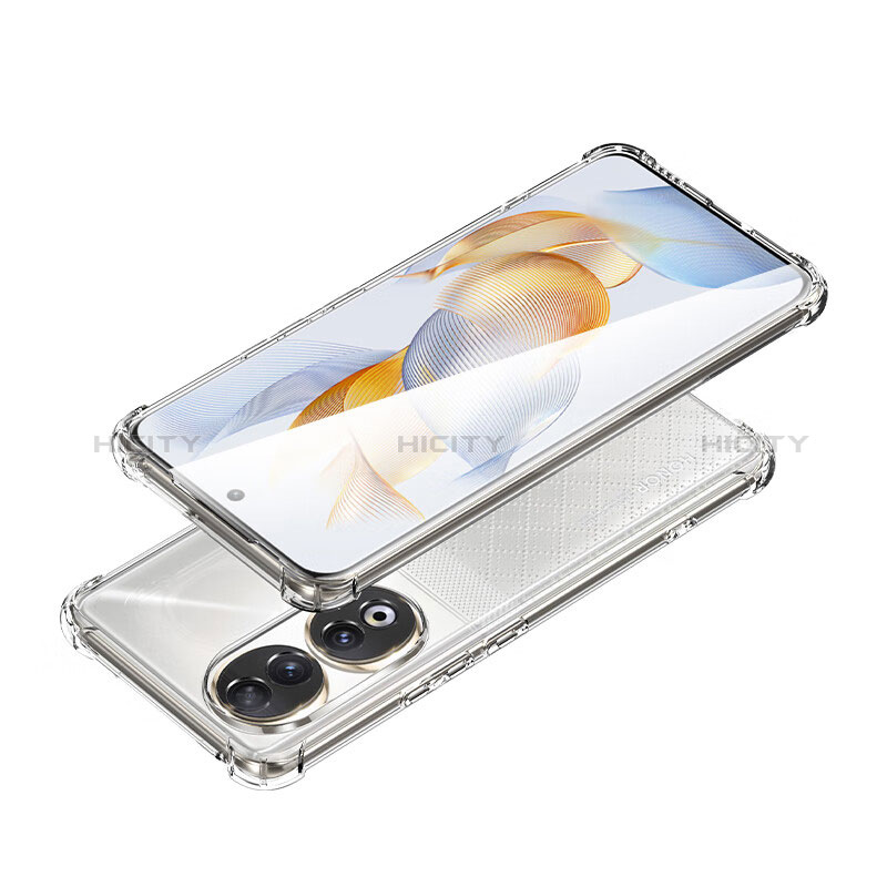 Silikon Schutzhülle Ultra Dünn Tasche Durchsichtig Transparent T03 für Huawei Honor 90 5G Klar