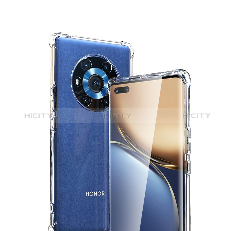 Silikon Schutzhülle Ultra Dünn Tasche Durchsichtig Transparent T03 für Huawei Honor Magic3 5G Klar