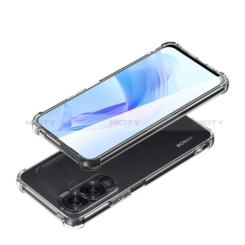 Silikon Schutzhülle Ultra Dünn Tasche Durchsichtig Transparent T03 für Huawei Honor X50i 5G Klar